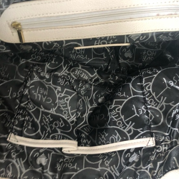 Betsey Johnson Spring Florals Large Double Handle Bag Big Bows Colorful 17X12” - Picture 11 of 13